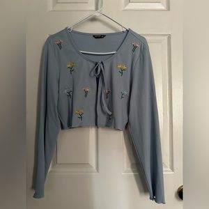 cropped mini cardigan